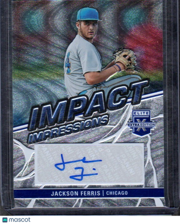 2023 Panini Elite Extra Edition Jackson Ferris #II-JFR Impact Impressions Signatures AU