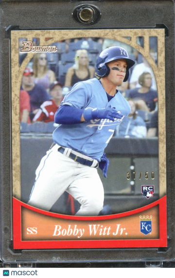 2022 Bowman Transcendent Baseball VIP Party Bobby Witt Jr. #BWJV-99BA /50 RC