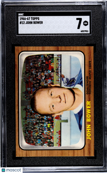 1966 Topps John Bower #12 SGC 7