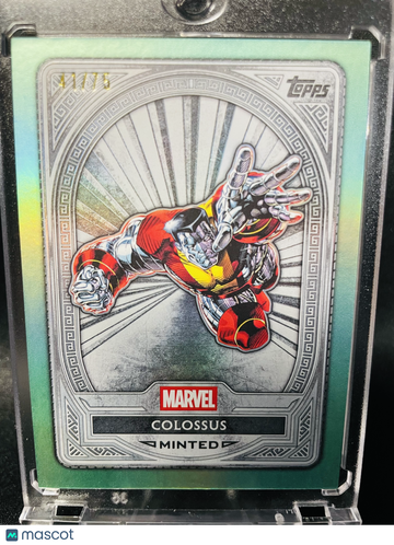 2025 Topps Marvel Mint Colossus Green Silver Card 41/75 #66