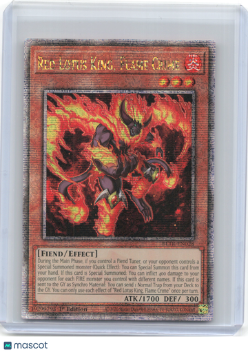 2024 Yu-Gi-Oh!—Flame Crime Red Lotus King #BLTR-EN028 Battles of Legend: Terminal Revenge— 1st Edition