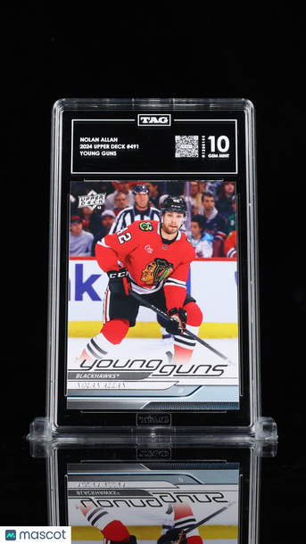 2024-25 Upper Deck Series 2 Young Guns Nolan Allan #491 Rookie TAG 10