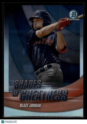 2022 Bowman Chrome Blaze Jordan #SG-18 Shades of Greatness