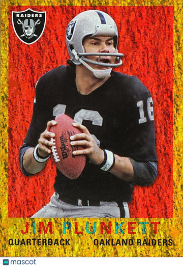 Jim Plunkett 2013 Topps Archives Short Print Gold Foil Oakland Raiders