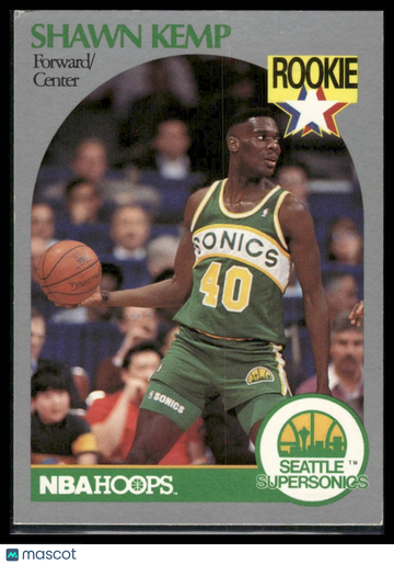 1990-91 Hoops Shawn Kemp #279 RC