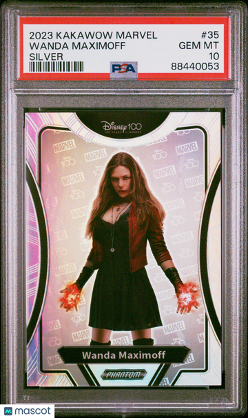 2023 Kakawow Phantom Disney100 Marvel Wanda Maximoff #35 PSA 10
