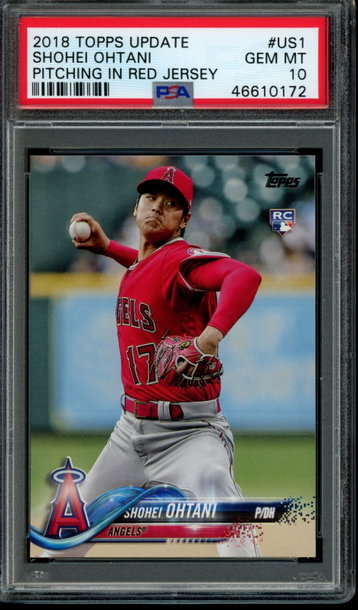 2018 Topps Update US1 Shohei Ohtani PSA 10 GEM MINT