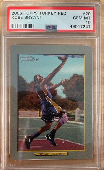 Kobe Bryant 2006 Topps Turkey Red #20 PSA 10 Gem Mint Mamba low pop