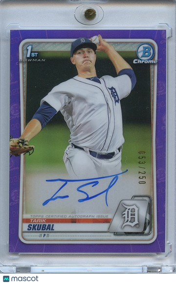 2020 Bowman Chrome Tarik Skubal Rookie Bowman
