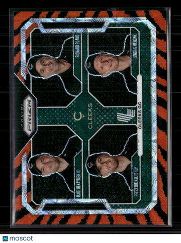 2025 Panini Prizm LIV Golf Richard Bland Adrian Meronk Martin Kaymer Frederik Kjettrup #56 Tiger Stripe
