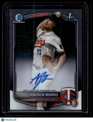2025 Bowman Andrew Morris #CPA-AMO Chrome Prospect Autographs AU