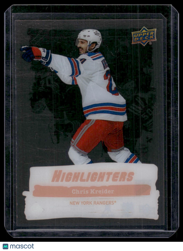 2022-23 Upper Deck Highlighters Chris Kreider #HL-22 Orange