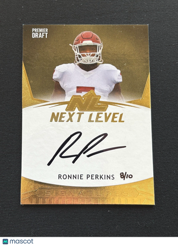 Ronnie Perkins 2021 SAGE Hit Gold Oklahoma Sooners