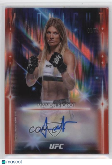 2025 Topps Midnight UFC - Glimmer Graphs - Dusk Manon Fiorot #GRG-MF Dusk 01/75