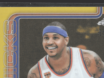 2025 Topps Chrome Carmelo Anthony #248 Gold Refractor /50