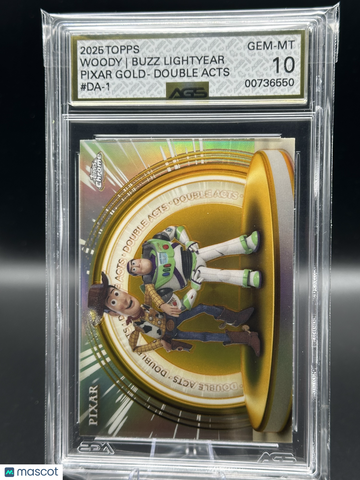 2025 Topps Chrome Pixar GOLD AGS 10