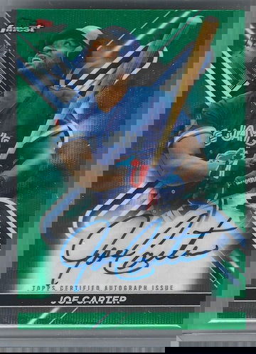 JOE CARTER 2022 TOPPS FINEST AUTOGRAPH AUTO #22/99 -BLUE JAYS!!