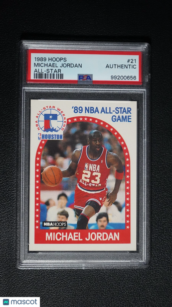 1989-90 NBA Hoops Michael Jordan #21 [Base] Base Set PSA A