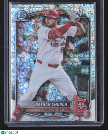 2025 Chrome Nathan Church Mini Diamond Refractor 1st