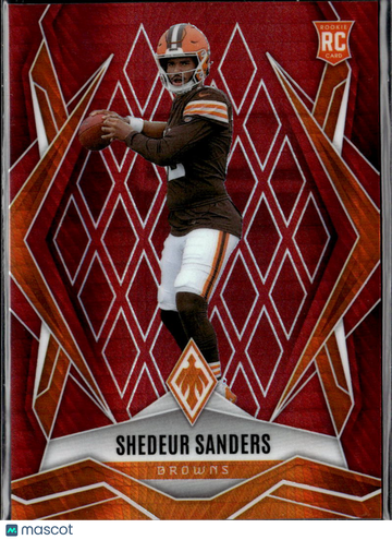 Shedeur Sanders 2025 Panini Phoenix RC /389 Cleveland Browns