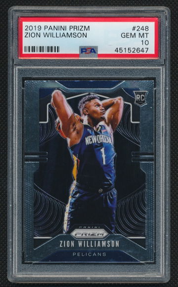 2019 Zion Williamson Prizm PSA 10