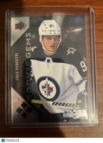 2021-22 Upper Deck Black Diamond Cole Perfetti #RRG-CP red Rookie