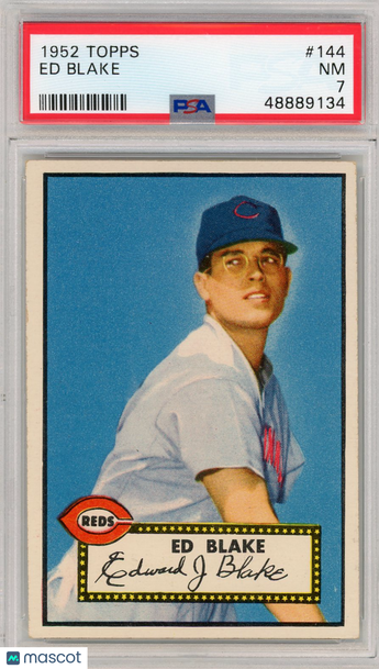 1952 Topps Ed Blake #144 PSA 7