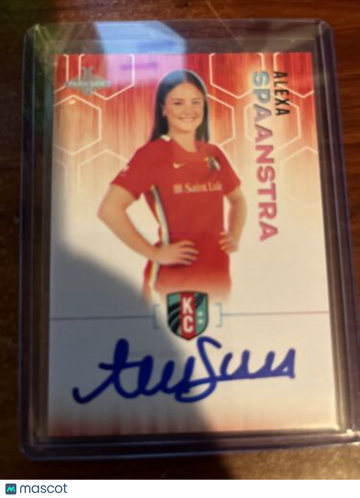 2023 Parkside NWSL Volume 1 Alexa Spaanstra #SS-ID Parallel/Variety