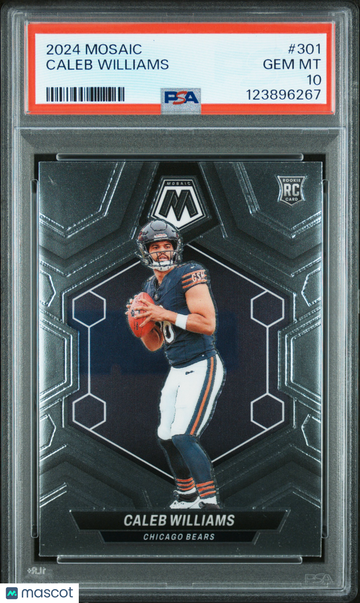 2024 Panini Mosaic Caleb Williams #301 PSA 10