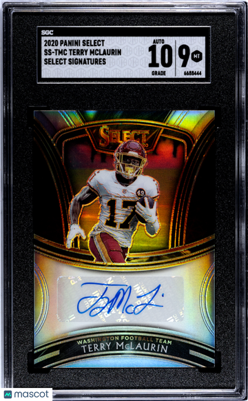 2020 Panini Select Terry Mclaurin #SS-TMC Sigs. SGC 9 Auto 10