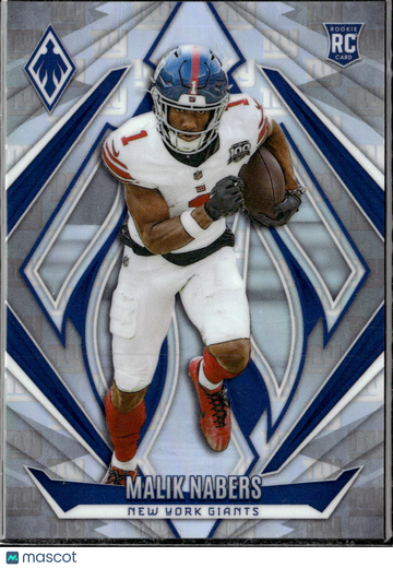 Malik Nabers 2025 Panini Phoenix Football RC /299 New York Giants
