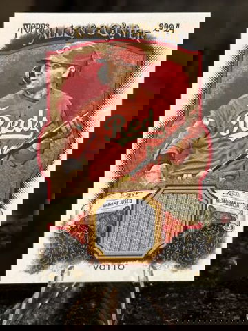 2024 Topps Allen & Ginter AGR-JV JOEY VOTTO Full Size RELIC Cincinnati Reds HOF