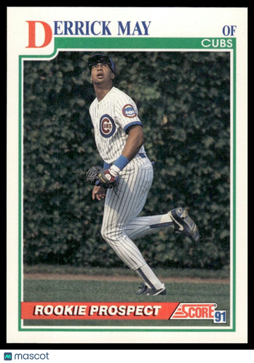 1991 Score Derrick May #379
