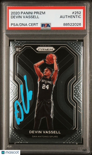 2020 Panini Prizm Devin Vassell #252 PSA A Auto A