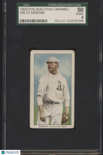 1909 Philadelphia Caramel (E95) Cy Morgan SGC 4