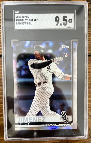 2019 Topps Rainbow Foil Eli Jimenez SGC 9.5 Rookie RC