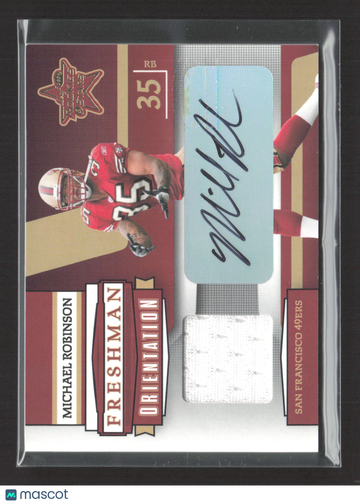 2006 Donruss Playoff Rookies & Stars Freshman Orientation Michael Robinson #FO-30 Authentic Event-Worn Jersey