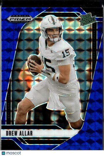 2025 Panini Prizm Draft Picks Drew Allar #103 Blue Mosaic /89