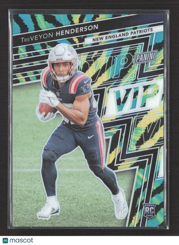2025 Panini Prizm VIP TreVeyon Henderson #RC11 Zebra RC