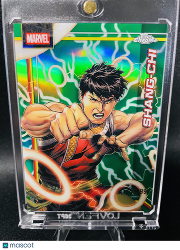2026 Topps Chrome Marvel Green Refractor #150 Shang-Chi Trading Card