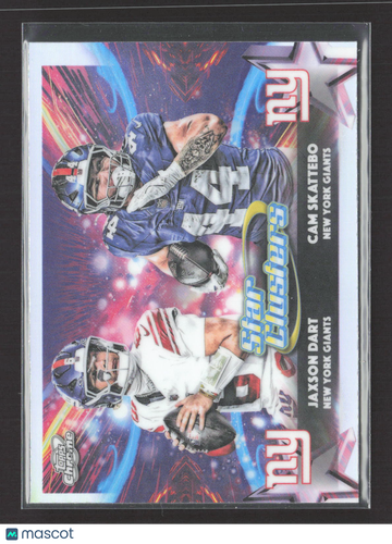 2025 Topps Chrome Star Clusters Jaxson Dart Cam Skattebo #SC-14