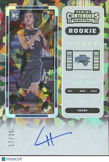 2022 Caleb Houstan Cracked Ice Panini Authentic