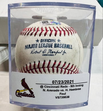 2021 Nolan Arenado Game Used Baseball