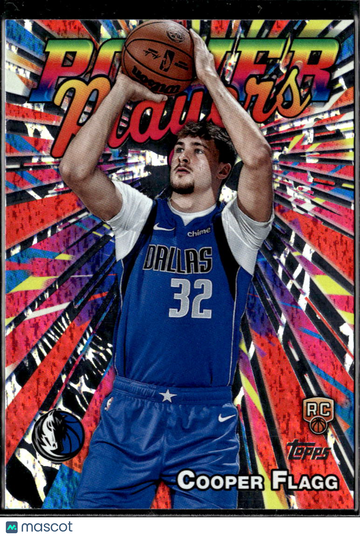 Cooper Flagg 2025 Topps Power Players RC Dallas Mavericks