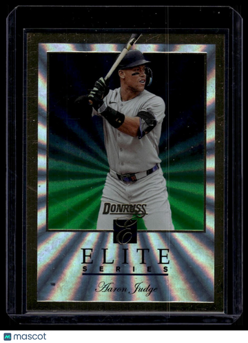 2026 Donruss Aaron Judge #20 Elite Series Green Laser