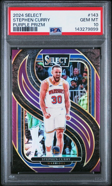 2024 Purple Prizms Stephen Curry #143 /99 PSA 10