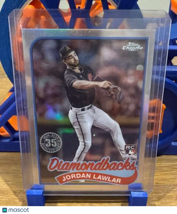 2024 Topps Chrome Jordan Lawlar #89CB-14 1989 Topps Baseball 35th Anniversary