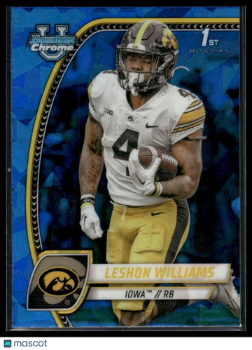 2024 Bowman University Chrome Sapphire Edition Leshon Williams #190