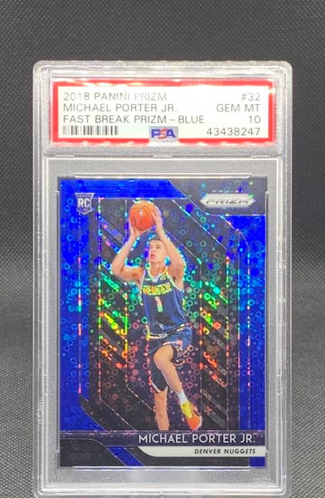 2018 Micheal Porter Jr Prizm Blue /175