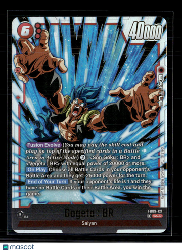 2024 Dragon Ball Super Fusion World Awakened Pulse Gogeta : BR Holo Secret Rare SCR